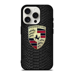 PORSCHE SNAKE SKIN LOGO iPhone 15 Pro Case Cover