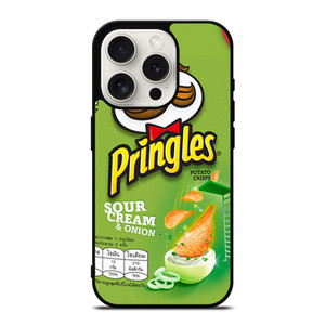 PRINGLES POTATO CHIPS SOUR CREAM iPhone 15 Pro Case Cover PRINGLES POTATO CHIPS SOUR CREAM iPhone 15 Pro Case Cover