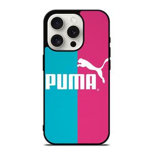 PUMA BLUE PINK LOGO iPhone 15 Pro Case Cover PUMA BLUE PINK LOGO iPhone 15 Pro Case Cover
