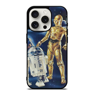 R2D2 AND C3PO ROBOT STAR WARS iPhone 15 Pro Case Cover R2D2 AND C3PO ROBOT STAR WARS iPhone 15 Pro Case Cover