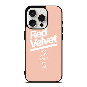 RED VELVET KPOP LOGO iPhone 15 Pro Case Cover RED VELVET KPOP LOGO iPhone 15 Pro Case Cover