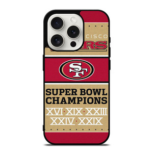SAN FRANCISCO 49ERS SUPER BOWL CHAMPIONS iPhone 15 Pro Case Cover SAN FRANCISCO 49ERS SUPER BOWL CHAMPIONS iPhone 15 Pro Case Cover