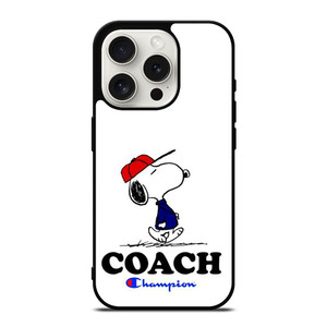 SNOOPY COACH CHAMPION LOGO iPhone 15 Pro Case Cover SNOOPY COACH CHAMPION LOGO iPhone 15 Pro Case Cover