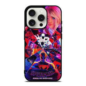 SPIDERMAN ACROSS THE SPIDER VERSE MOVIE POSTER iPhone 15 Pro Case Cover