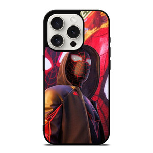 SPIDERMAN MILES MORALES POSTER iPhone 15 Pro Case Cover