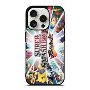 SUPER SMASH BROSH BRAWL LOGO iPhone 15 Pro Case Cover SUPER SMASH BROSH BRAWL LOGO iPhone 15 Pro Case Cover