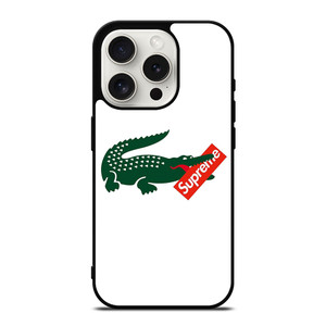 SUPREME LACOSTE COLLAB iPhone 15 Pro Case Cover SUPREME LACOSTE COLLAB iPhone 15 Pro Case Cover
