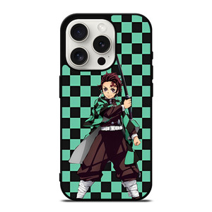 TANJIRO KAMADO DEMON SLAYER PATTERN iPhone 15 Pro Case Cover TANJIRO KAMADO DEMON SLAYER PATTERN iPhone 15 Pro Case Cover