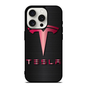 TESLA RED CARBON iPhone 15 Pro Case Cover TESLA RED CARBON iPhone 15 Pro Case Cover