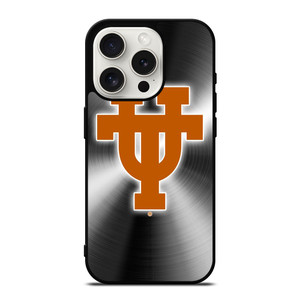 TEXAS LONGHORNS METAL LOGO iPhone 15 Pro Case Cover