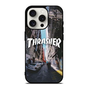 THRASHER SKATEBOARD URBAN CITY LOGO iPhone 15 Pro Case Cover THRASHER SKATEBOARD URBAN CITY LOGO iPhone 15 Pro Case Cover