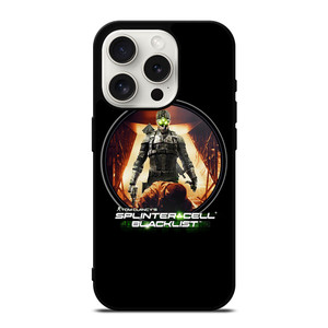 TOM CLANCY'S SPLINTER CELL BLACKLIST LOGO iPhone 15 Pro Case Cover TOM CLANCY'S SPLINTER CELL BLACKLIST LOGO iPhone 15 Pro Case Cover