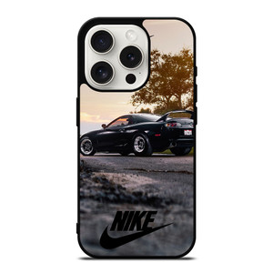 TOYOTA SUPRA BLACK NIKE iPhone 15 Pro Case Cover TOYOTA SUPRA BLACK NIKE iPhone 15 Pro Case Cover