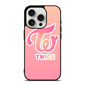 TWICE KPOP LOGO PINK iPhone 15 Pro Case Cover TWICE KPOP LOGO PINK iPhone 15 Pro Case Cover
