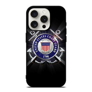 UNITED STATES COAST GUARD SYMBOL iPhone 15 Pro Case Cover UNITED STATES COAST GUARD SYMBOL iPhone 15 Pro Case Cover