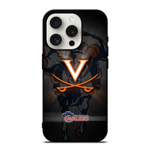 VIRGINIA CAVALIERS METAL ICON iPhone 15 Pro Case Cover VIRGINIA CAVALIERS METAL ICON iPhone 15 Pro Case Cover