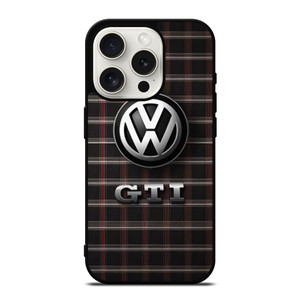 VW VOLKSWAGEN GTI METAL EMBLEM iPhone 15 Pro Case Cover VW VOLKSWAGEN GTI METAL EMBLEM iPhone 15 Pro Case Cover