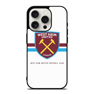 WEST HAM UNITED FOOTBALL CLUB LONDON iPhone 15 Pro Case Cover WEST HAM UNITED FOOTBALL CLUB LONDON iPhone 15 Pro Case Cover