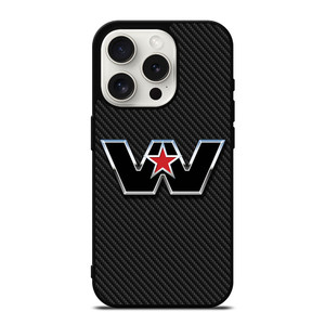 WESTERN STAR TRUCKS CARBON LOGO iPhone 15 Pro Case Cover