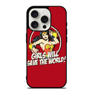 WONDER WOMAN CARTOON BADGE iPhone 15 Pro Case Cover WONDER WOMAN CARTOON BADGE iPhone 15 Pro Case Cover