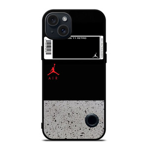 AIR JORDAN 11 RETRO LABEL iPhone 15 Plus Case Cover
