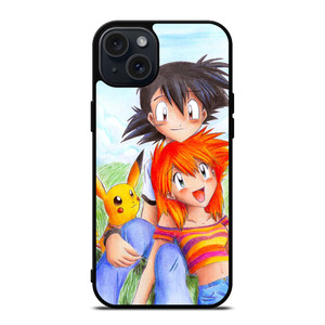 ASH MISTY PIKACHU POKEMON iPhone 15 Plus Case Cover