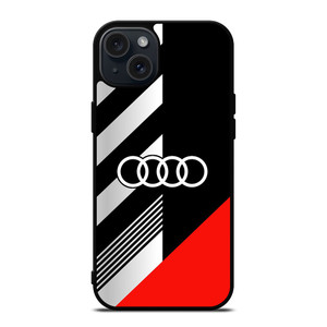 AUDI CAR LOGO LIVERY iPhone 15 Plus Case Cover