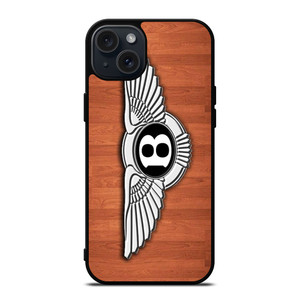 BENTLEY CAR WOODEN EMBLEM iPhone 15 Plus Case Cover