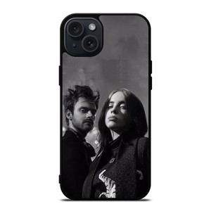BILLIE EILISH AND FINNEAS BROTHERS iPhone 15 Plus Case Cover BILLIE EILISH AND FINNEAS BROTHERS iPhone 15 Plus Case Cover