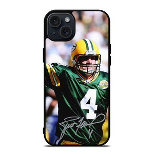 BRETT FAVRE GREEN BAY PACKERS NFL iPhone 15 Plus Case Cover BRETT FAVRE GREEN BAY PACKERS NFL iPhone 15 Plus Case Cover