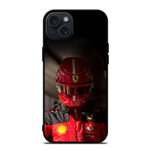 CHARLES LECRERC SCUDERIA FERRARI F1 DRIVER iPhone 15 Plus Case Cover CHARLES LECRERC SCUDERIA FERRARI F1 DRIVER iPhone 15 Plus Case Cover