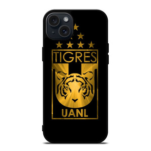 CLUB FOOTBALL TIGRES UANL GOLD iPhone 15 Plus Case Cover