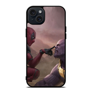 DEADPOOL THANOS MARVEL FUNNY iPhone 15 Plus Case Cover DEADPOOL THANOS MARVEL FUNNY iPhone 15 Plus Case Cover