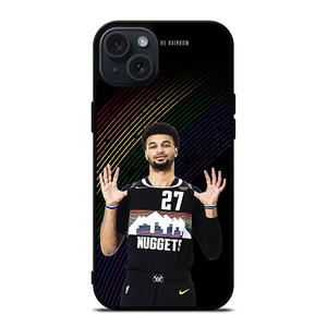 DENVER NUGGETS JAMAL MURRAY BASKETBALL iPhone 15 Plus Case Cover