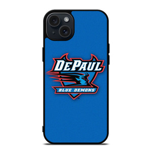 DEPAUL BLUE DEMONS BASKETBALL LOGO 2 iPhone 15 Plus Case Cover