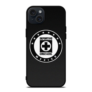 DEPORTIVO CRUZ AZUL MEXICO BLACK LOGO iPhone 15 Plus Case Cover