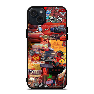 DISNEY CARS MOVIE COLLAGE iPhone 15 Plus Case Cover