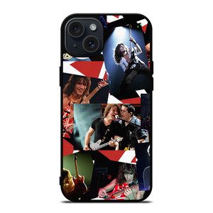 EDDIE VAN HALEN COLLAGE iPhone 15 Plus Case Cover
