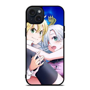 ELIZABETH LIONES AND MELIODAS SEVEN DEADLY SINS iPhone 15 Plus Case Cover ELIZABETH LIONES AND MELIODAS SEVEN DEADLY SINS iPhone 15 Plus Case Cover
