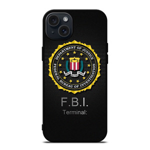 FBI TERMINAL BADGE iPhone 15 Plus Case Cover FBI TERMINAL BADGE iPhone 15 Plus Case Cover