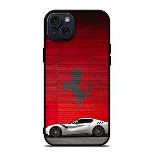 FERRARI F12 TDF LOGO iPhone 15 Plus Case Cover FERRARI F12 TDF LOGO iPhone 15 Plus Case Cover