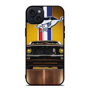 FORD MUSTANG GT GOLD EMBLEM iPhone 15 Plus Case Cover