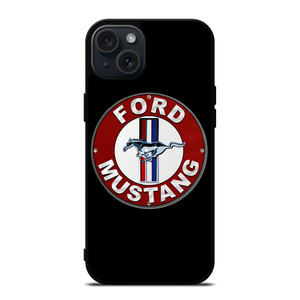 FORD MUSTANG RETRO BADGE iPhone 15 Plus Case Cover FORD MUSTANG RETRO BADGE iPhone 15 Plus Case Cover