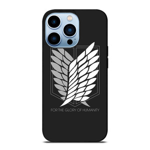 WINGS OF FREEDOM ATTACK ON TITANS HUMANITY SYMBOL iPhone 13 Pro Max Case Cover WINGS OF FREEDOM ATTACK ON TITANS HUMANITY SYMBOL iPhone 13 Pro Max Case Cover