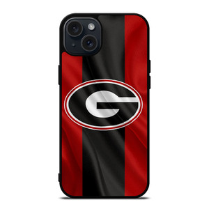 GEORGIA BULLDOGS FOOTBALL FLAG iPhone 15 Plus Case Cover