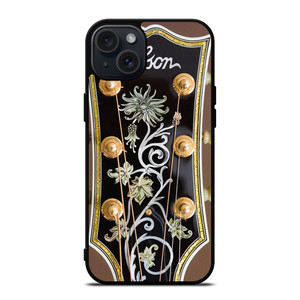 GIBSON GUITAR HEADSTOCK iPhone 15 Plus Case Cover GIBSON GUITAR HEADSTOCK iPhone 15 Plus Case Cover