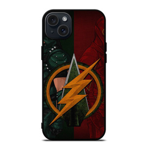 GREEN ARROW THE FLASH DC COMICS iPhone 15 Plus Case Cover GREEN ARROW THE FLASH DC COMICS iPhone 15 Plus Case Cover