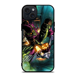 GREEN GOBLIN SPIDERMAN CARTOON iPhone 15 Plus Case Cover