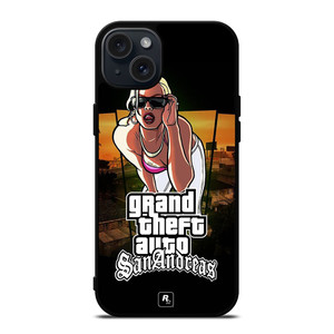 GTA GRAND THEFT AUTO SAN ANDREAS ROCHELLE iPhone 15 Plus Case Cover