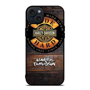 HARLEY DAVIDSON RIDING FREE 1903 iPhone 15 Plus Case Cover